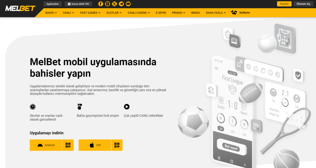 MelBet Android APK Yükleme Adımları